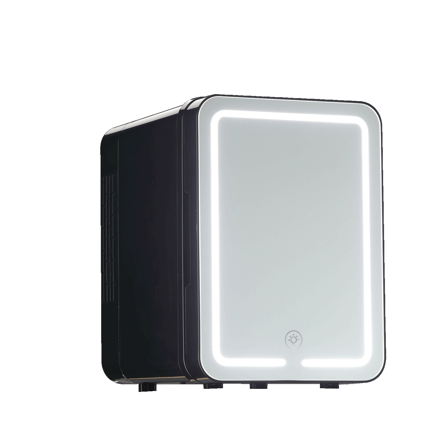 RadiantGlow Skincare Fridge with Mirror & LED Light