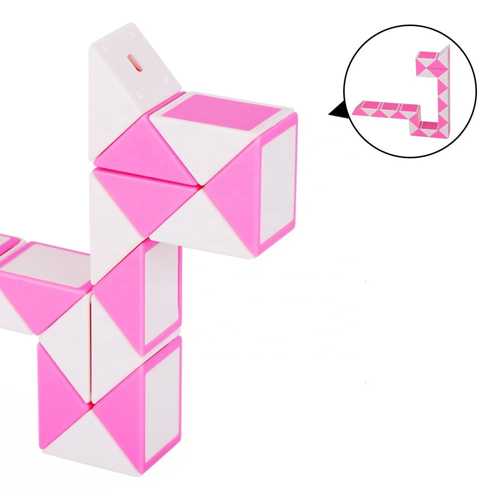 Silver 2x2 Brain Teaser Magic Cubes Bundle for Kids