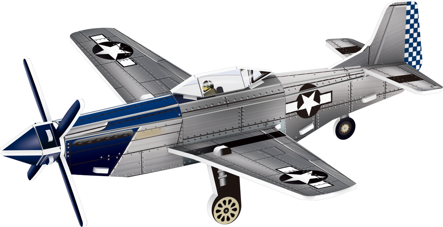 3D Fighter Jet and Airplane 30-Pieces Puzzle Pop up Models for Kids