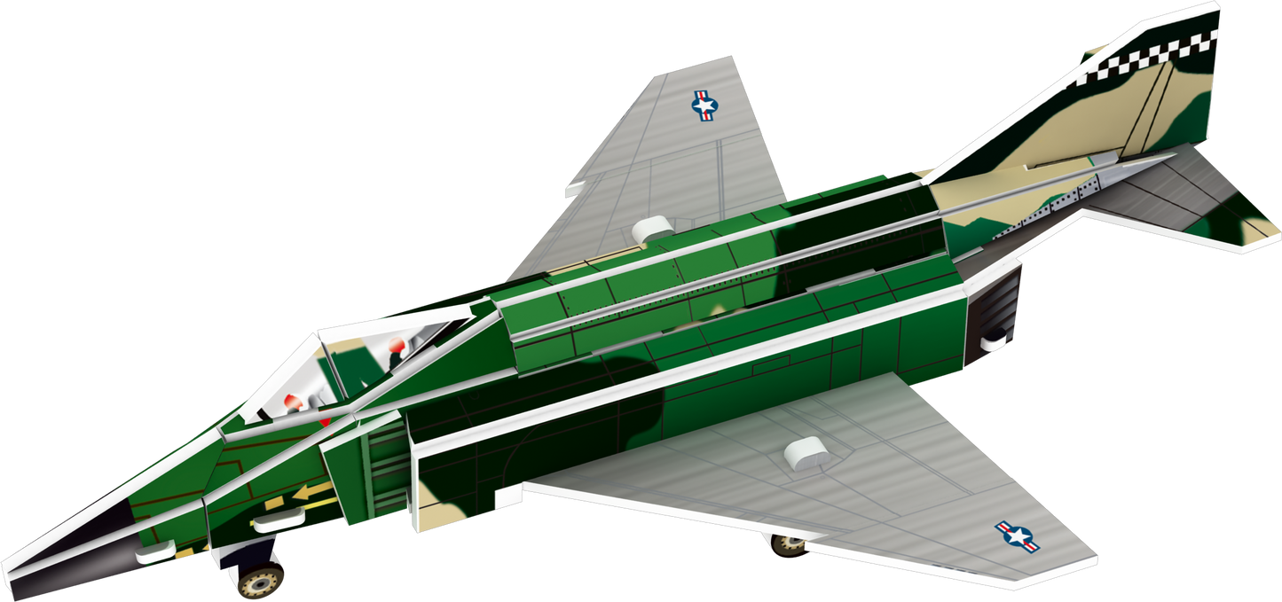 3D Fighter Jet and Airplane 30-Pieces Puzzle Pop up Models for Kids