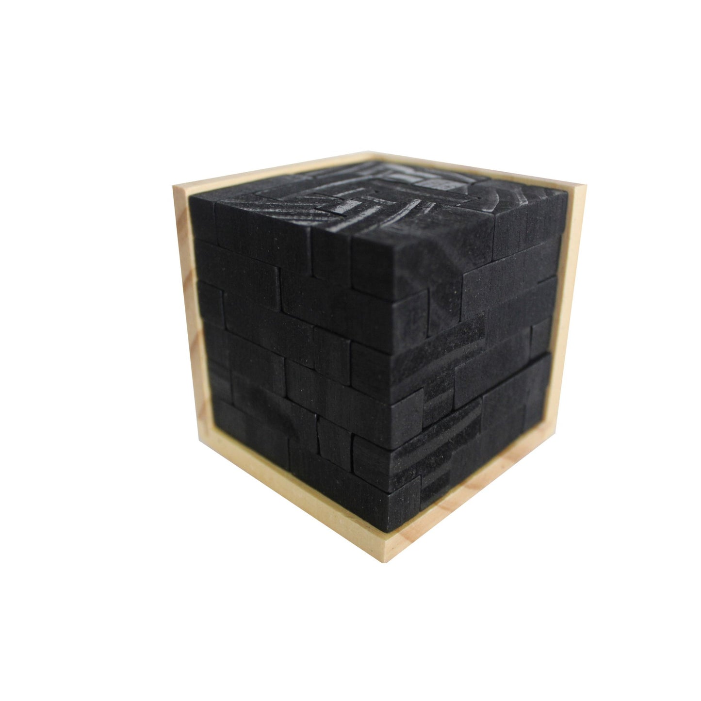 54 Piece Wooden Brain Teaser Puzzle, Educational Toy for Kids