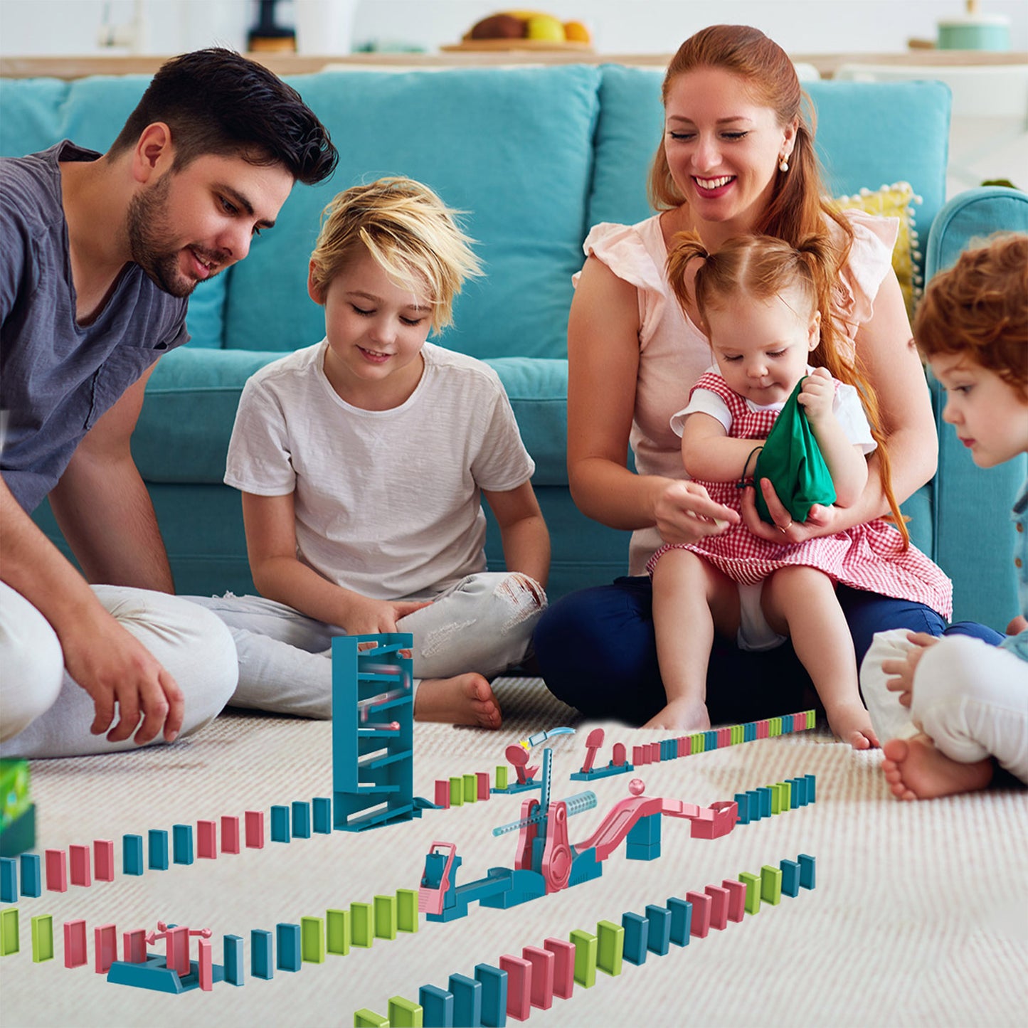 Domino Marble Themed Set - 120 Pieces