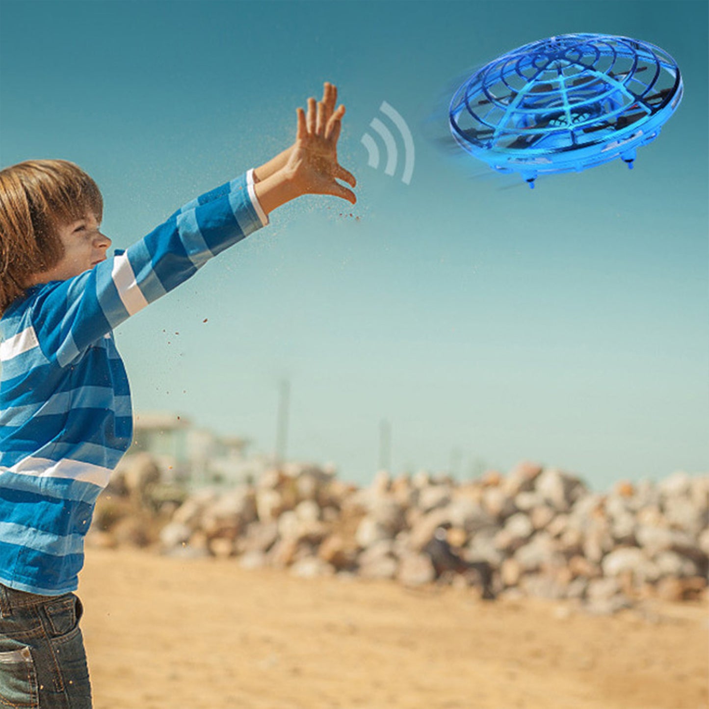 Hand Controlled LED Mini UFO Drone