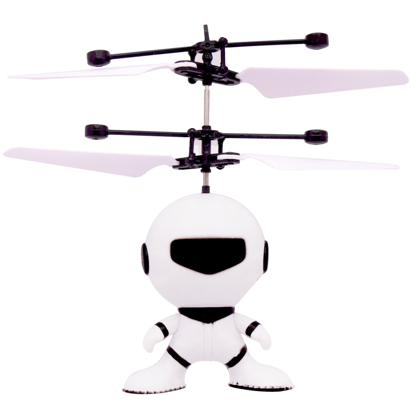 Hand Operated Flying Robot Helicopter Toy