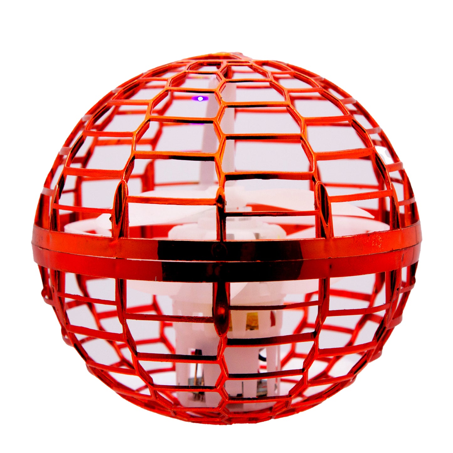 Hand Operated Flying LED Orb Ball Toy with Boomerang Effect for Indoors and Outdoors