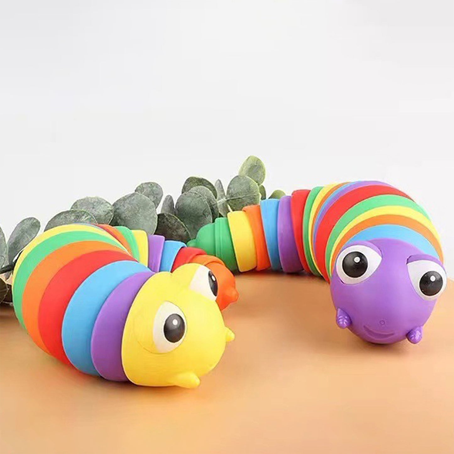 7" Wiggle Sensory Caterpillars Toy, Cute Fidget Toy for Kids & Adult, Toddler Birthday Gifts