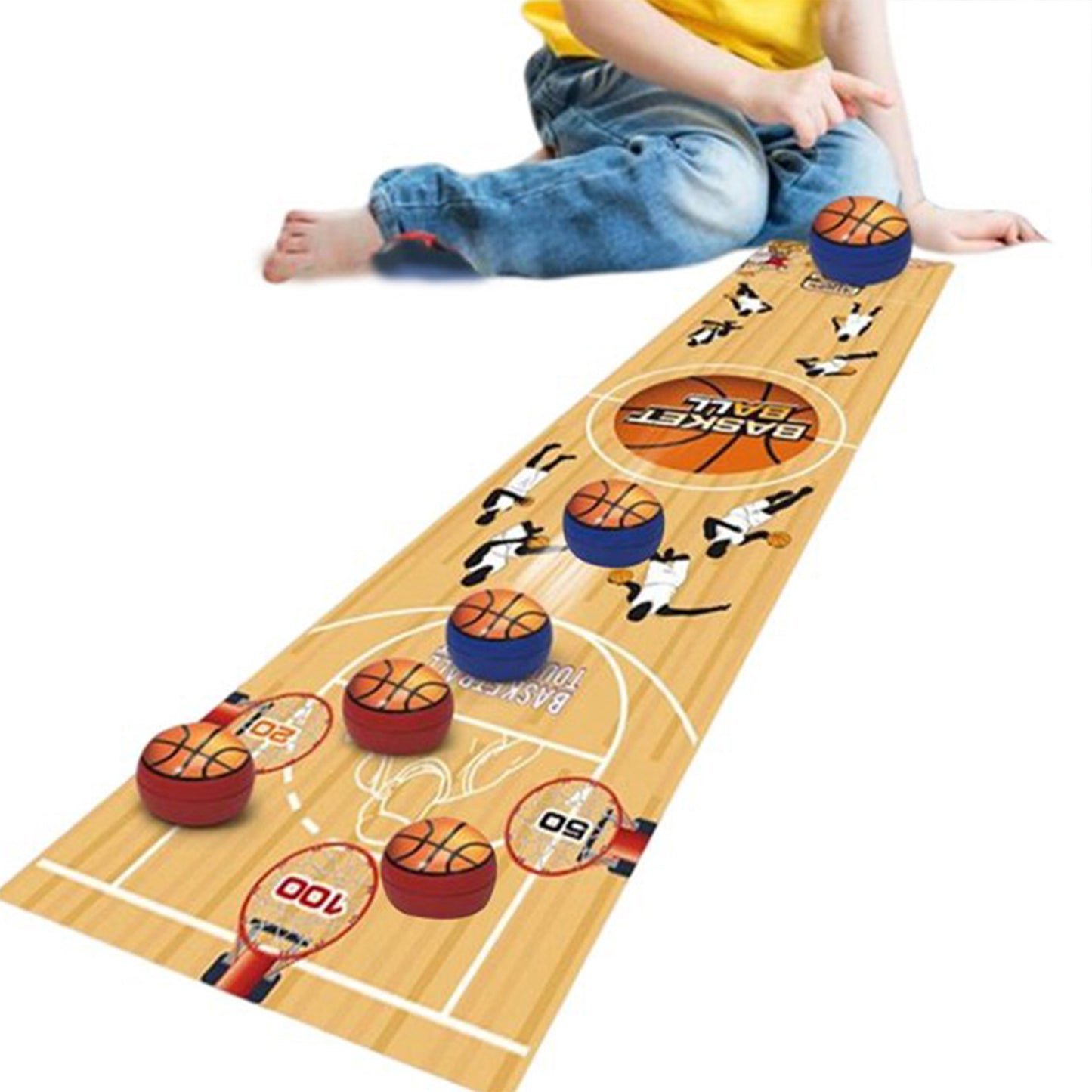 Basketball Sports Competition Table Game for Family Party, Basketball Boardgame for Kids, Multi Players Indoor Sports Table Game