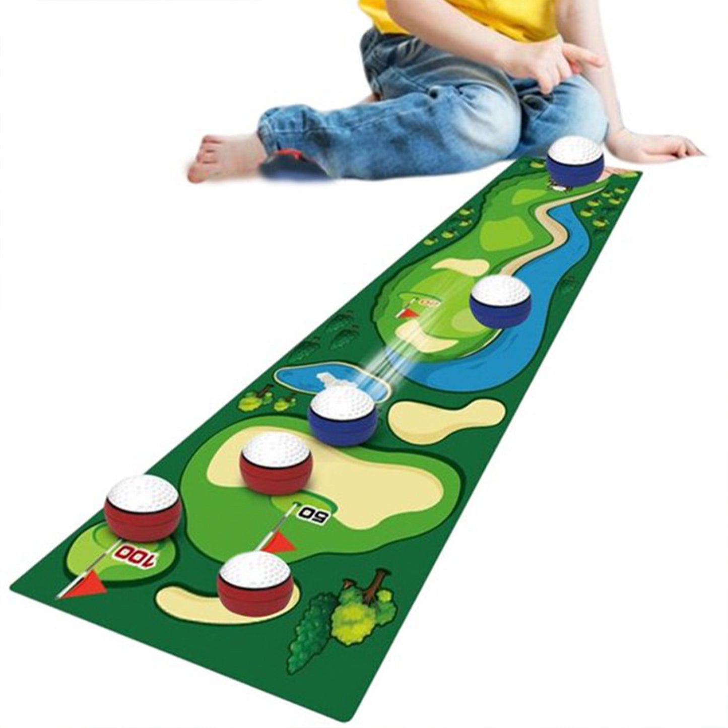 Golf Sports Competition Table Game for Family Party, Golf Boardgame for Kids, Multi Players Indoor Sports Table Game