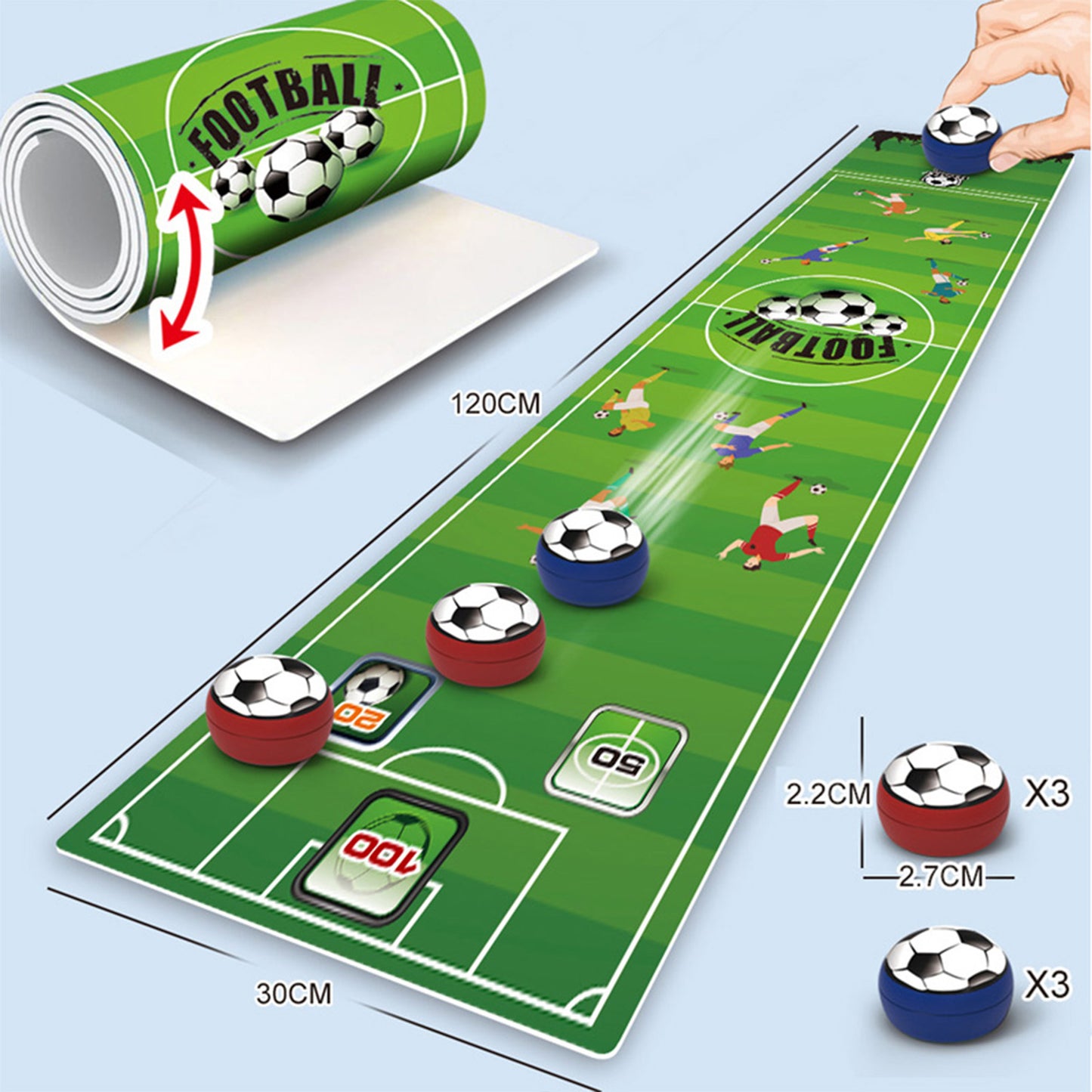 Football Sports Competition Table Game for Family Party, Football Boardgame for Kids, Multi Players Indoor Sports Table Game