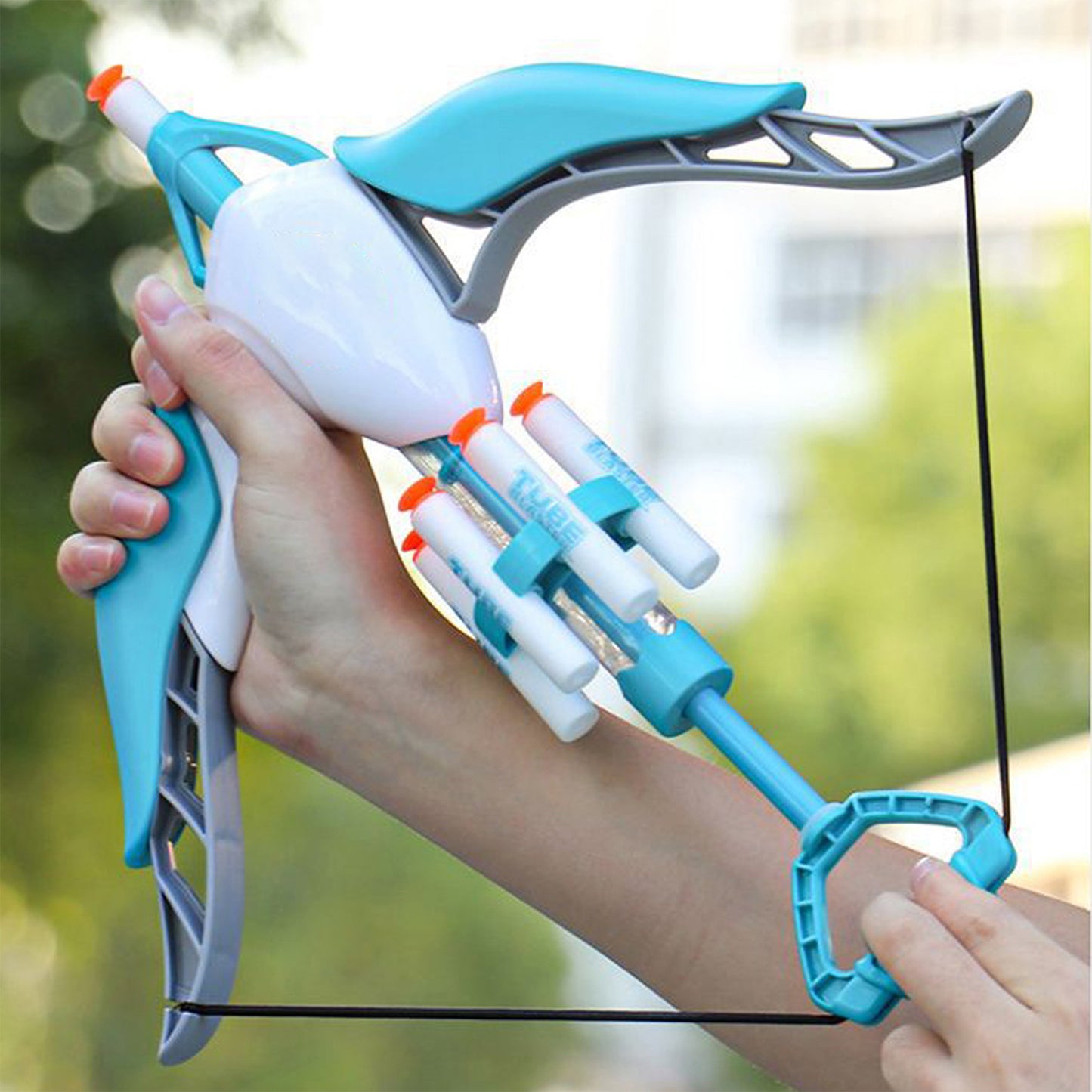 Tube Blaster Archery Set for Kids, Foam Arrow Shooting and Launcher for Outdoor Activities