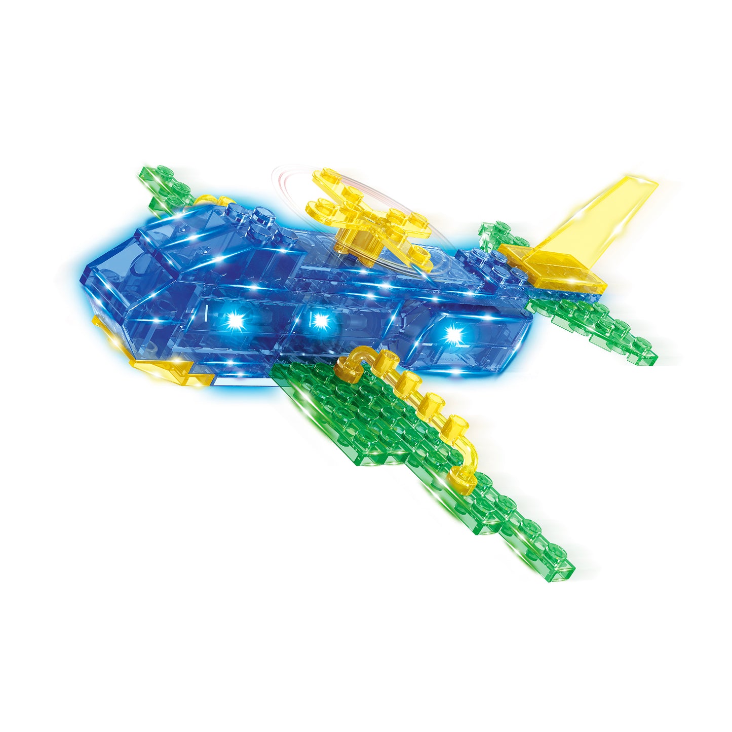 Gleam Bricks 55 Pieces 3 in 1 Helicopter Model Toy for 6+ Aged Kids