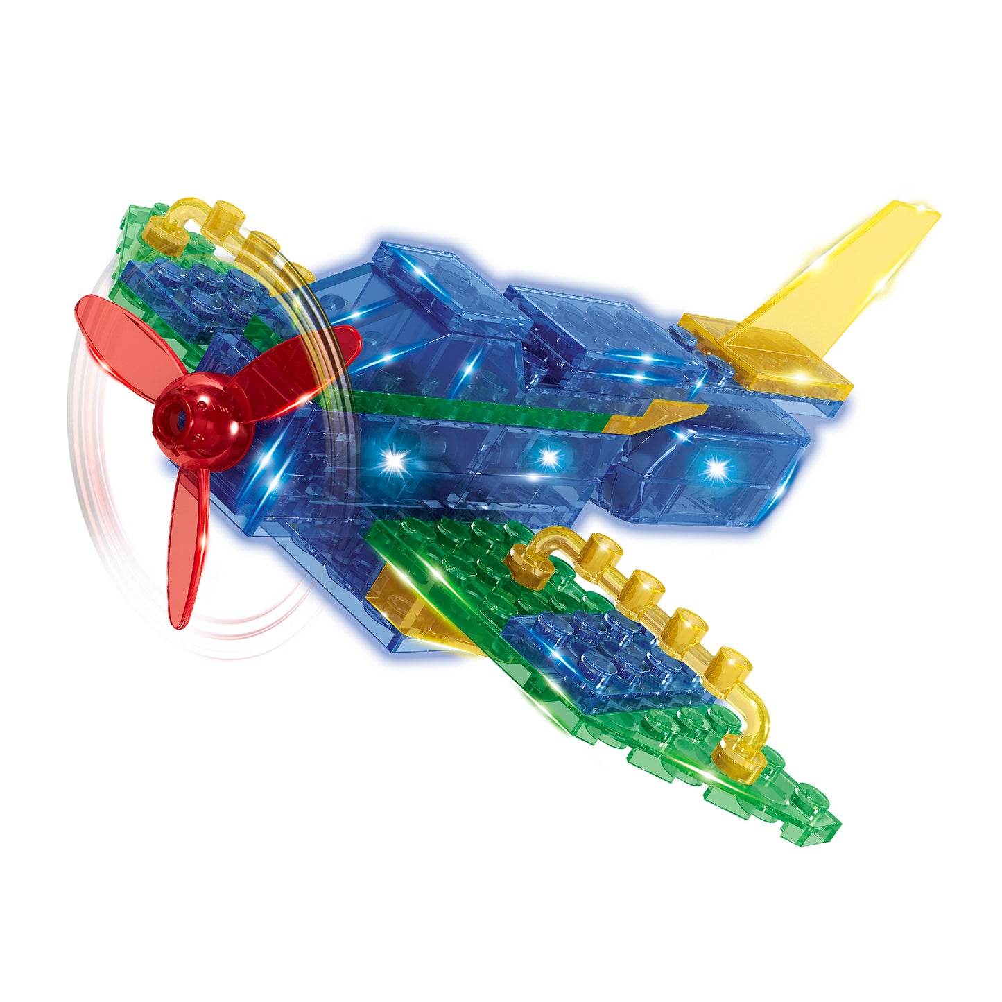 Gleam Bricks 55 Pieces 3 in 1 Helicopter Model Toy for 6+ Aged Kids