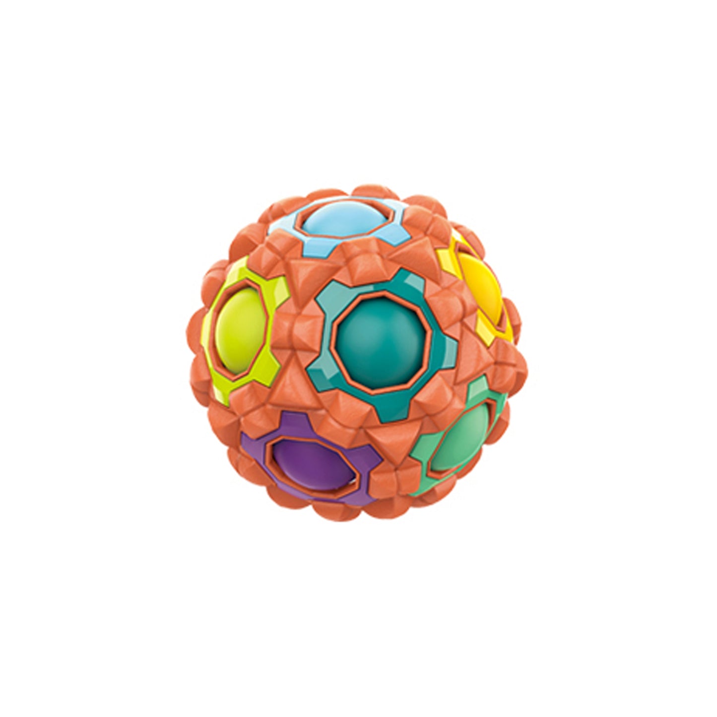 Finger Top Puzzle Ball Spinner with Double Clutch