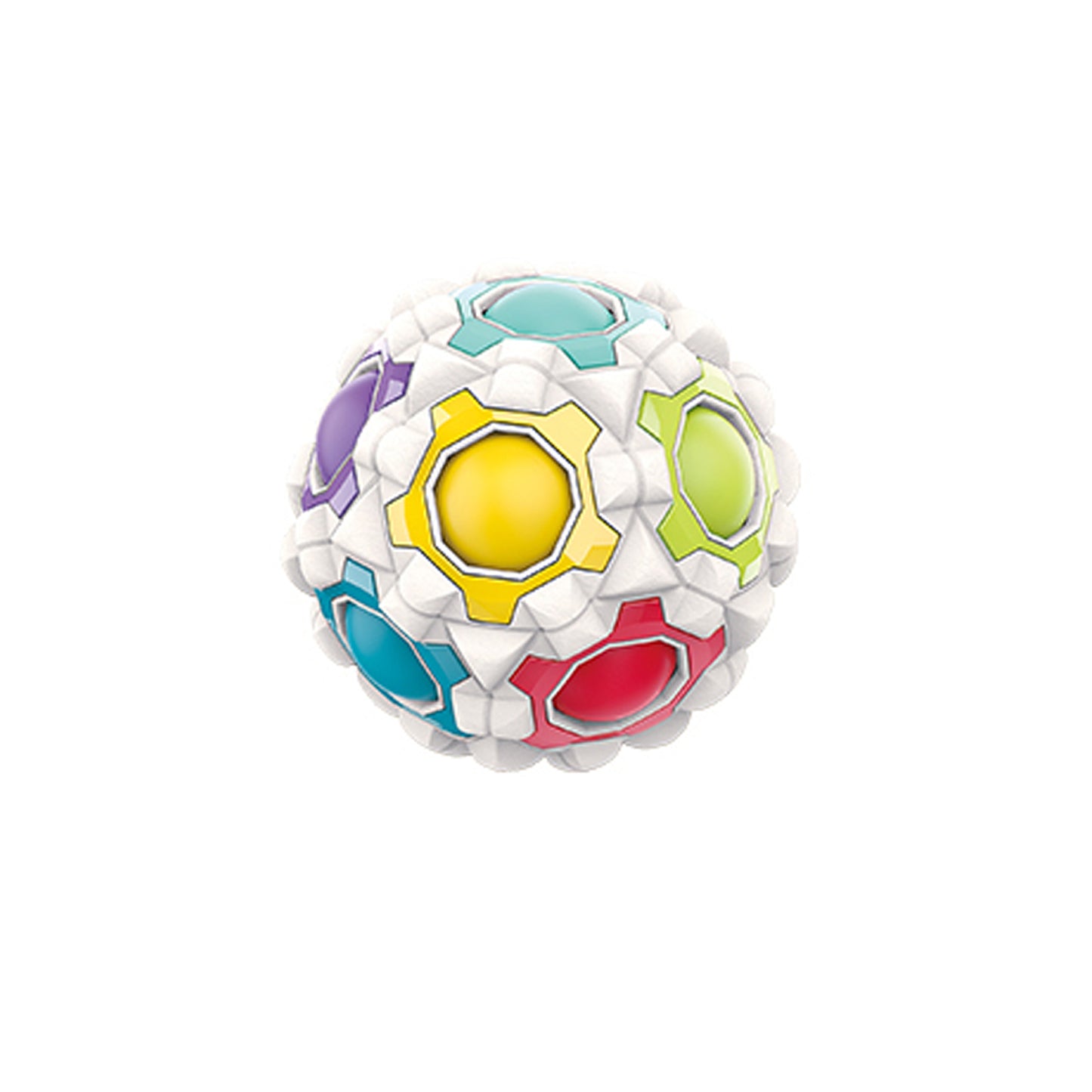Finger Top Puzzle Ball Spinner with Double Clutch