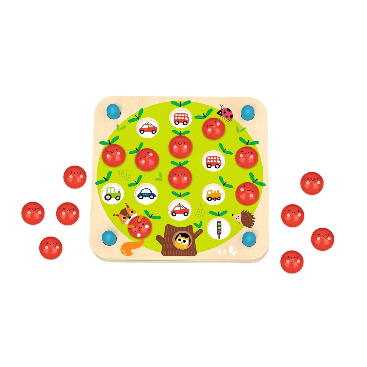 23 Pieces Apple Themed Memory Game