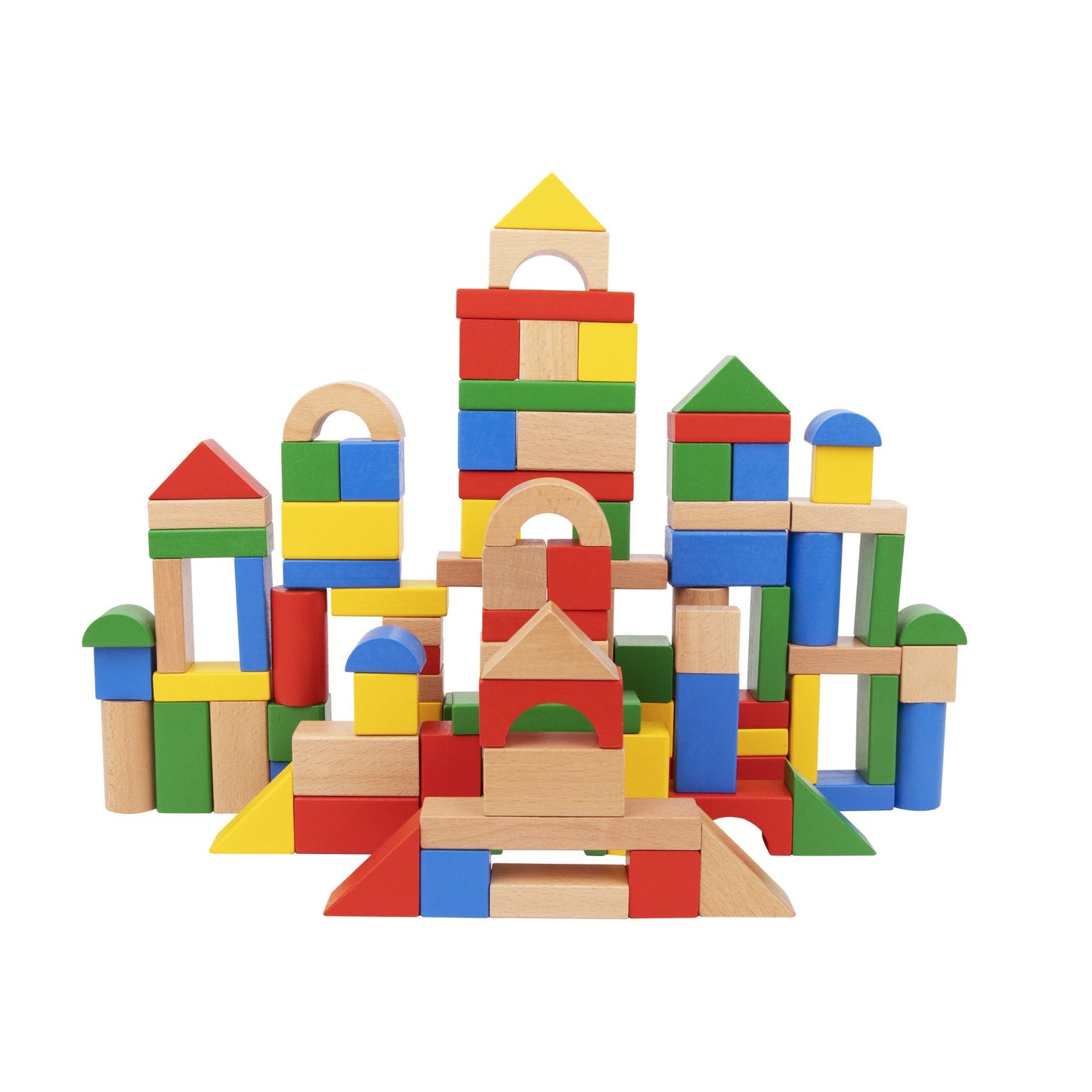 Wooden Building 100 Blocks