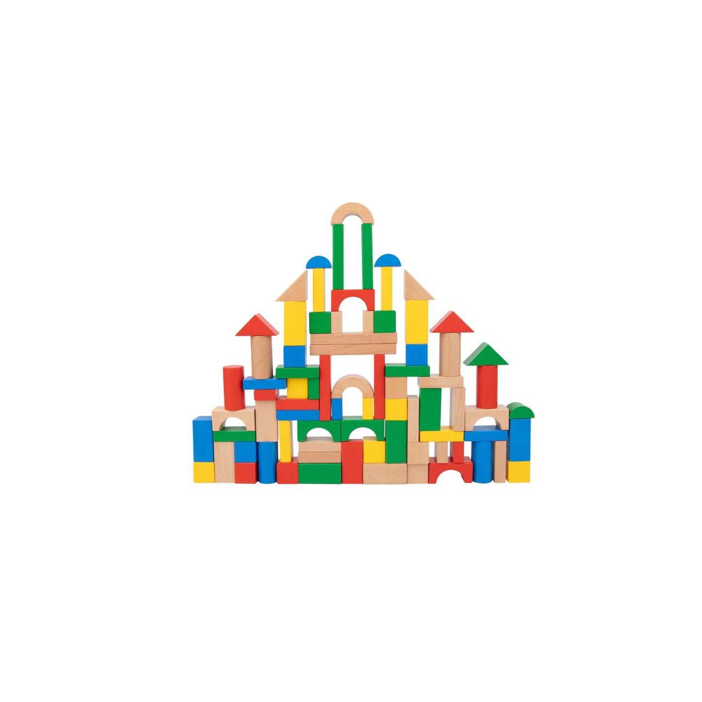 Wooden Building 100 Blocks