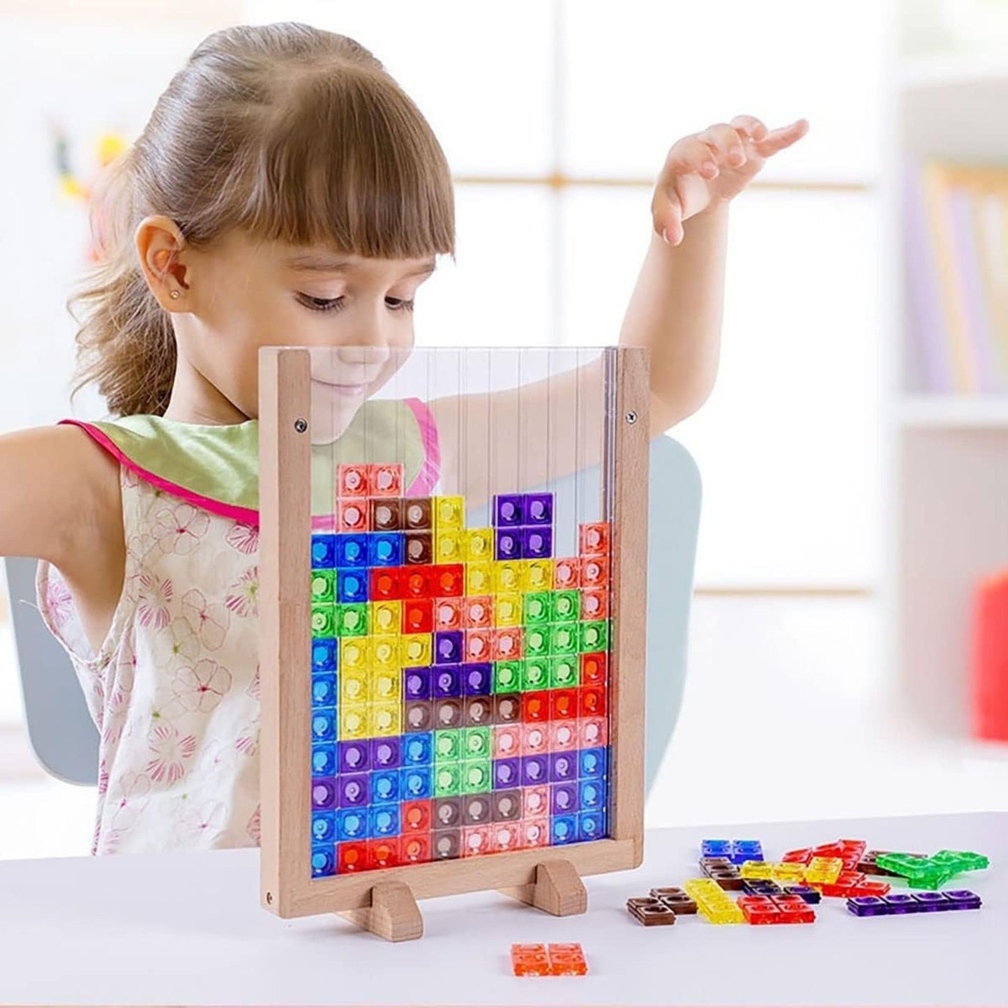 Transparent Brain Teasers Toy - 42 Blocks