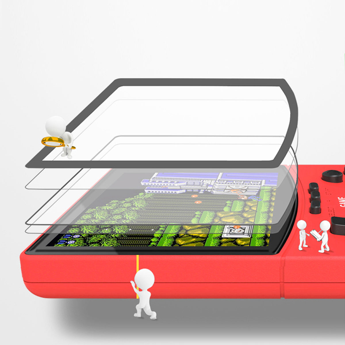 500 Retro Classic Handheld Video Games Game Console with Power Bank