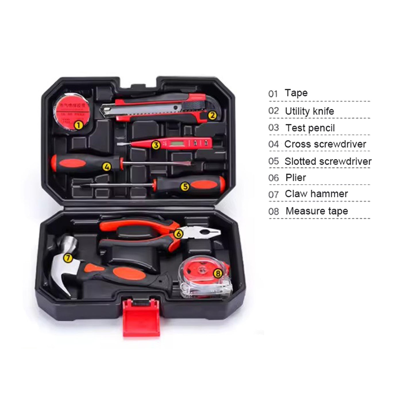 9 Pieces Household Tool Kit