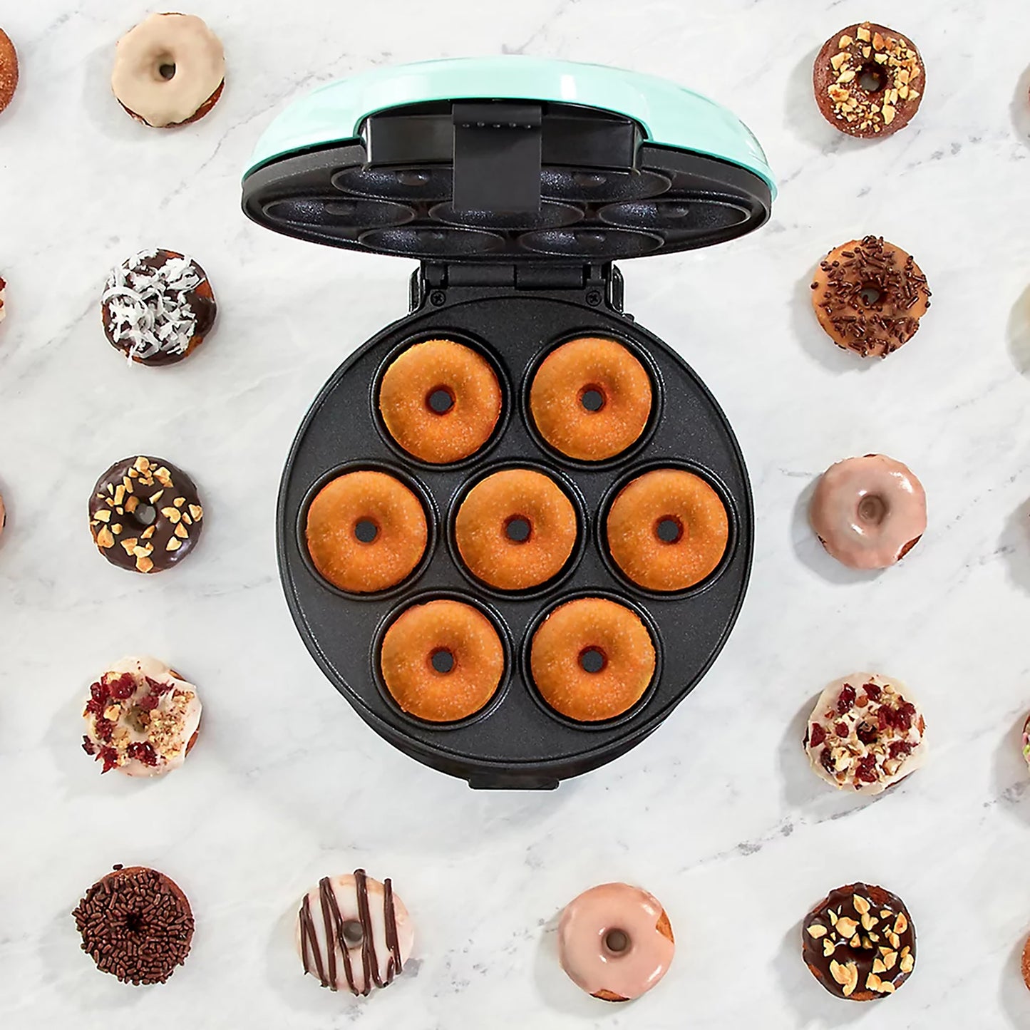 QuickBite Non-Stick Express Mini Donut Maker