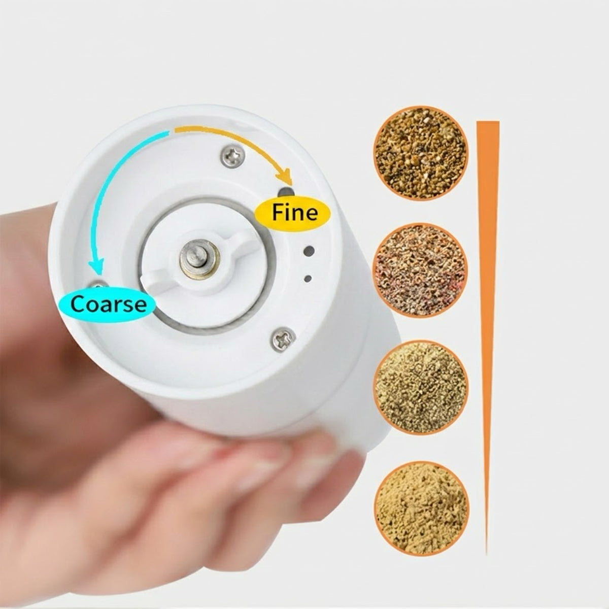 Electric Salt & Pepper Grinder Set