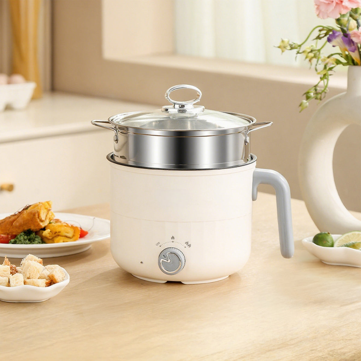 2-Cup Rice Cooker & Steamer