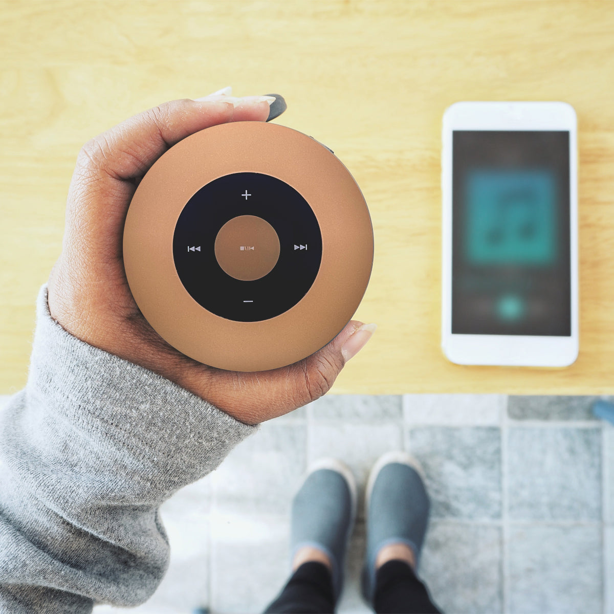 Screen Smart Touch Portable Wireless Bluetooth Speaker