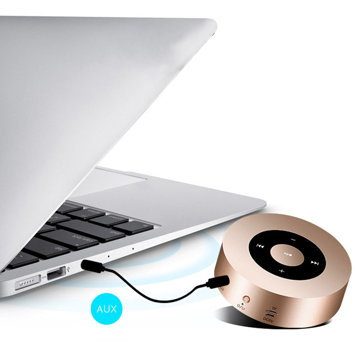 Screen Smart Touch Portable Wireless Bluetooth Speaker