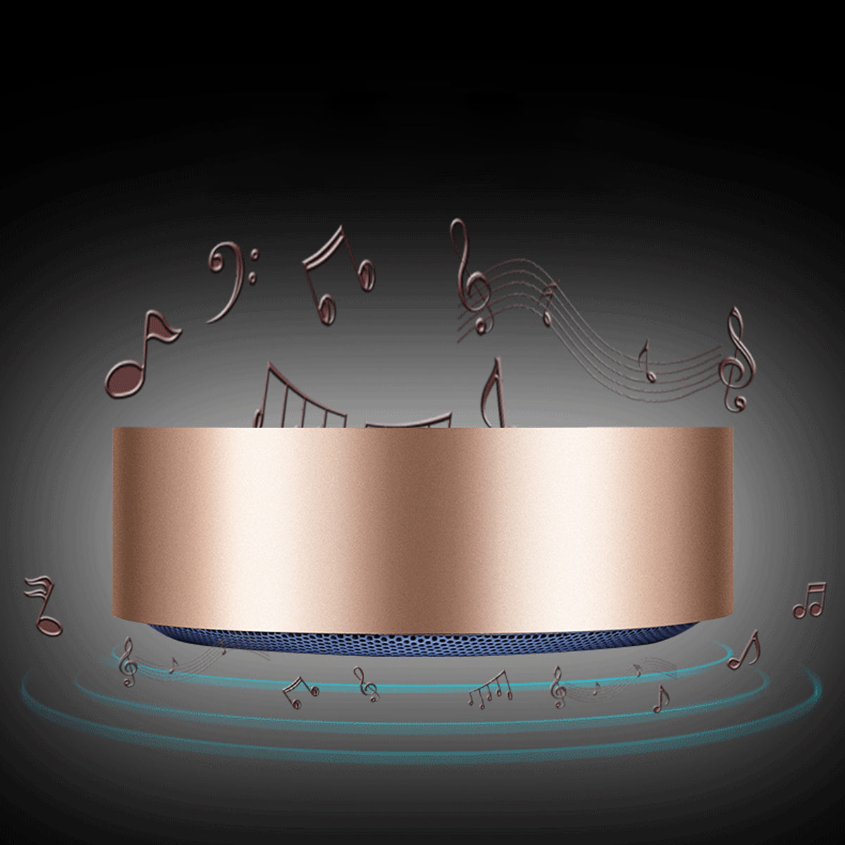 Screen Smart Touch Portable Wireless Bluetooth Speaker
