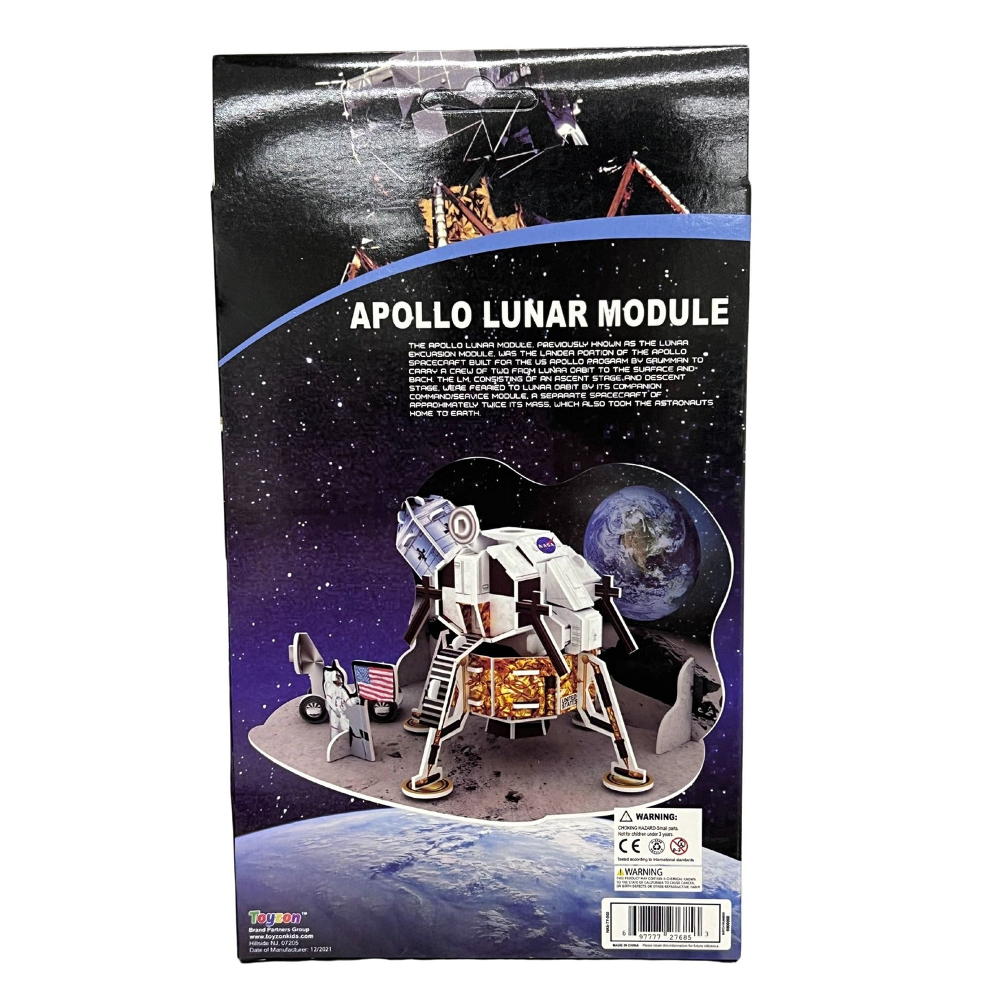 NASA Apollo Lunar Module 3D Puzzle - 48 pcs