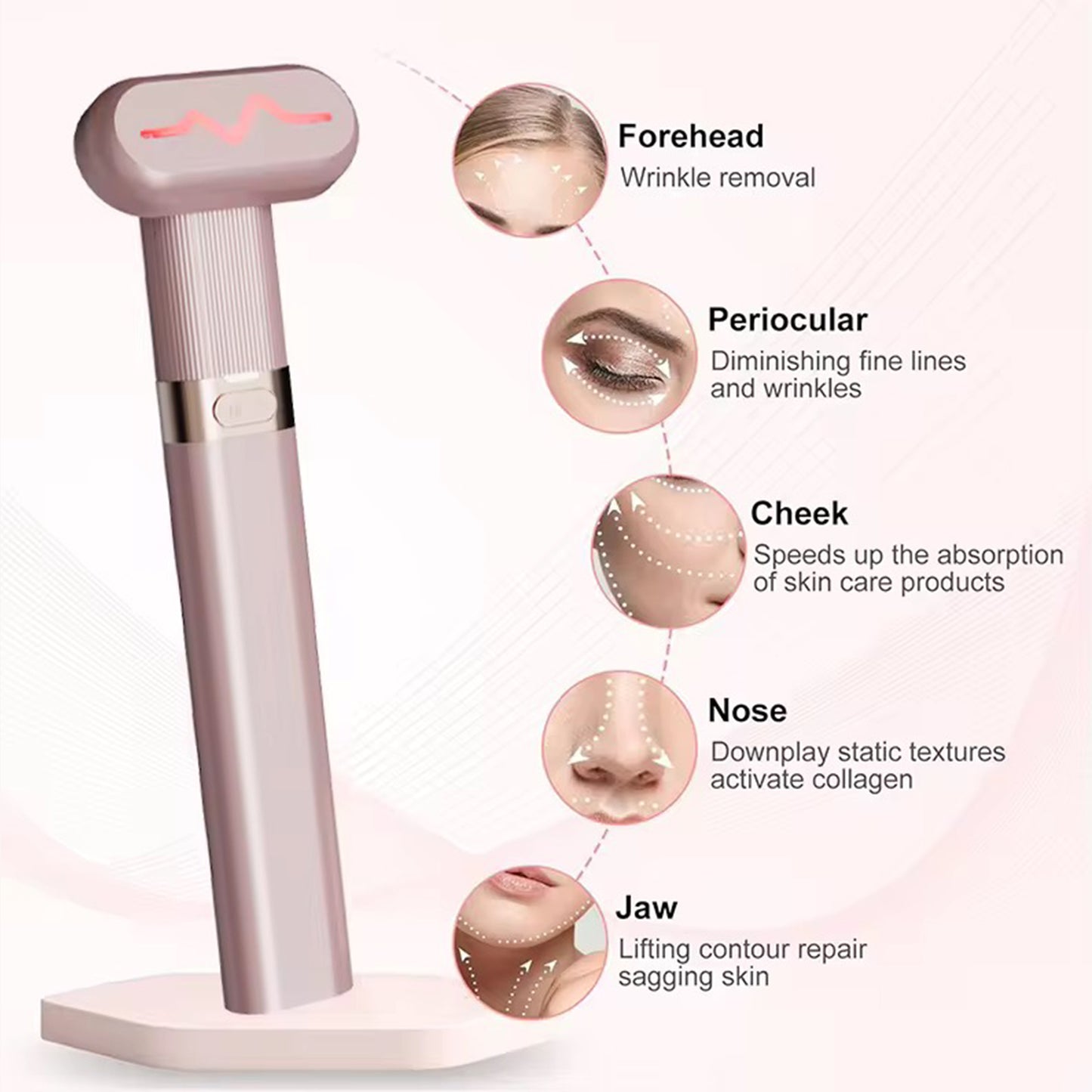 Red Light Facial Wand