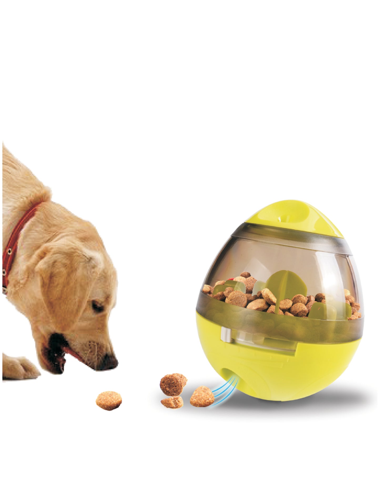 Interactive Pet Food Treat Dispenser, Feeding and Training Exercise Toy for Dogs