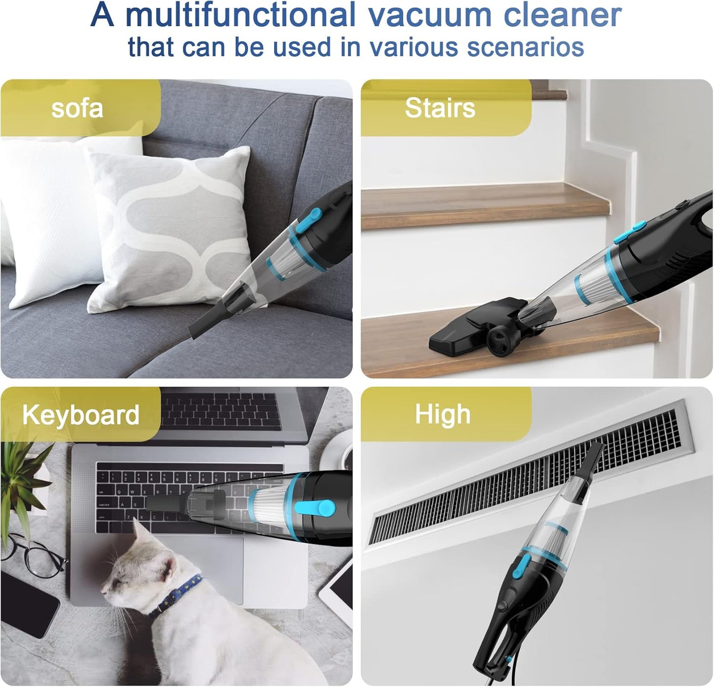 Flexi-Vac 2-in-1 Standing and Handheld Vacuum