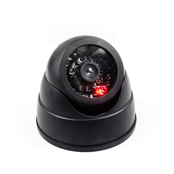 Dummy CCTV Security Camera With a RED Flashing Light,9.5x9.5x7cm