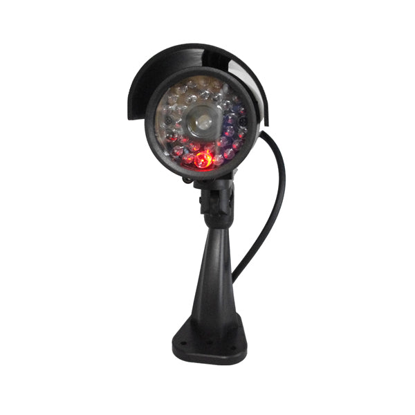 Dummy CCTV Security Camera With a RED Flashing Light,1.5x6.5x15.5cm