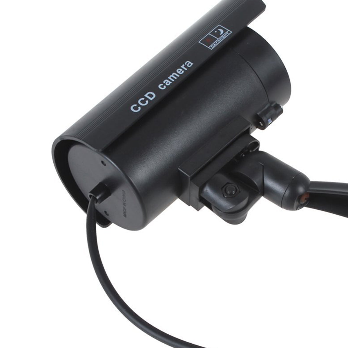 Dummy CCTV Security Camera With a RED Flashing Light,1.5x6.5x15.5cm