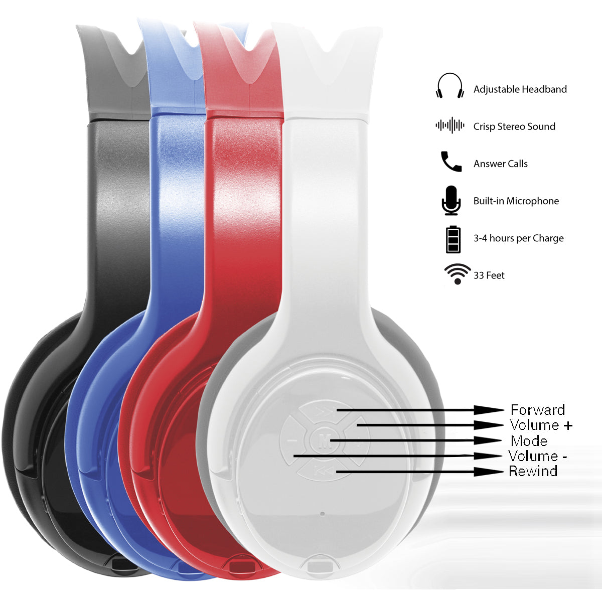 Over the Ear Wireless Bluetooth Stero Headphone