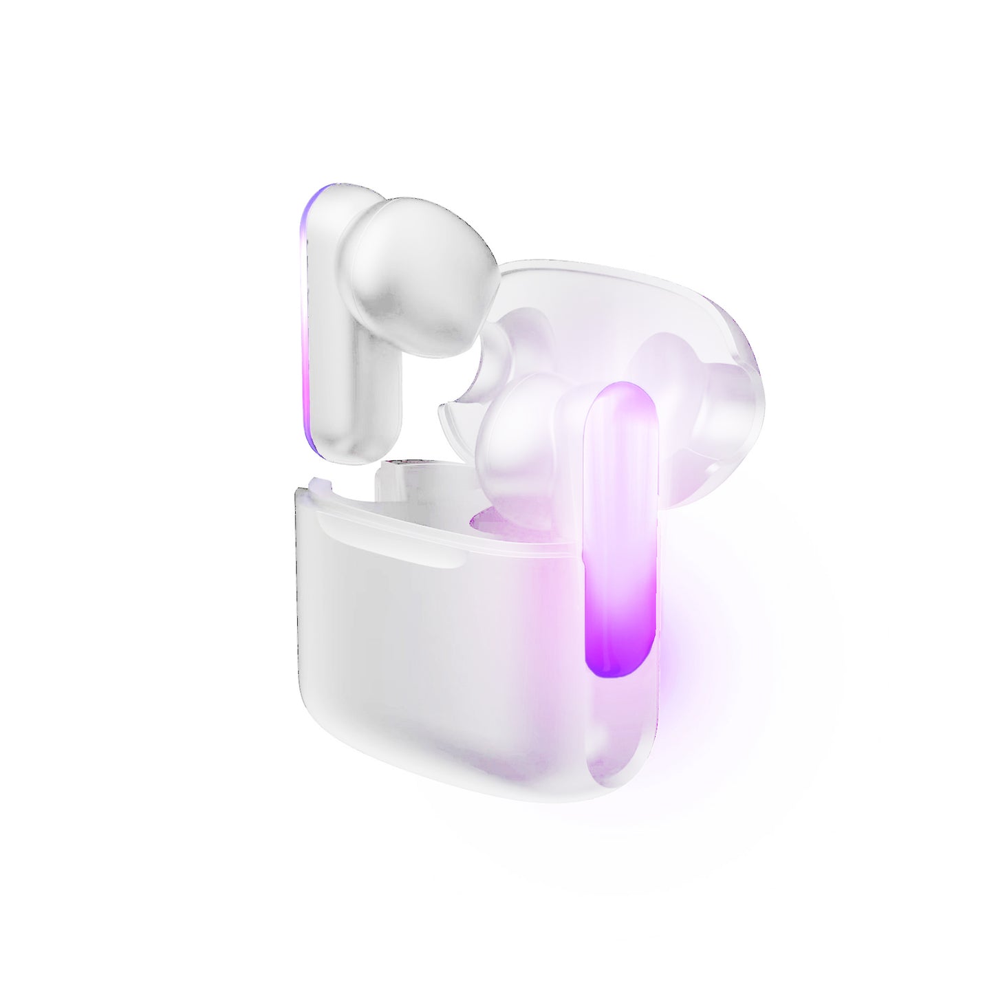 Neon Light TWS Wireless Earbuds with Noise Reduction