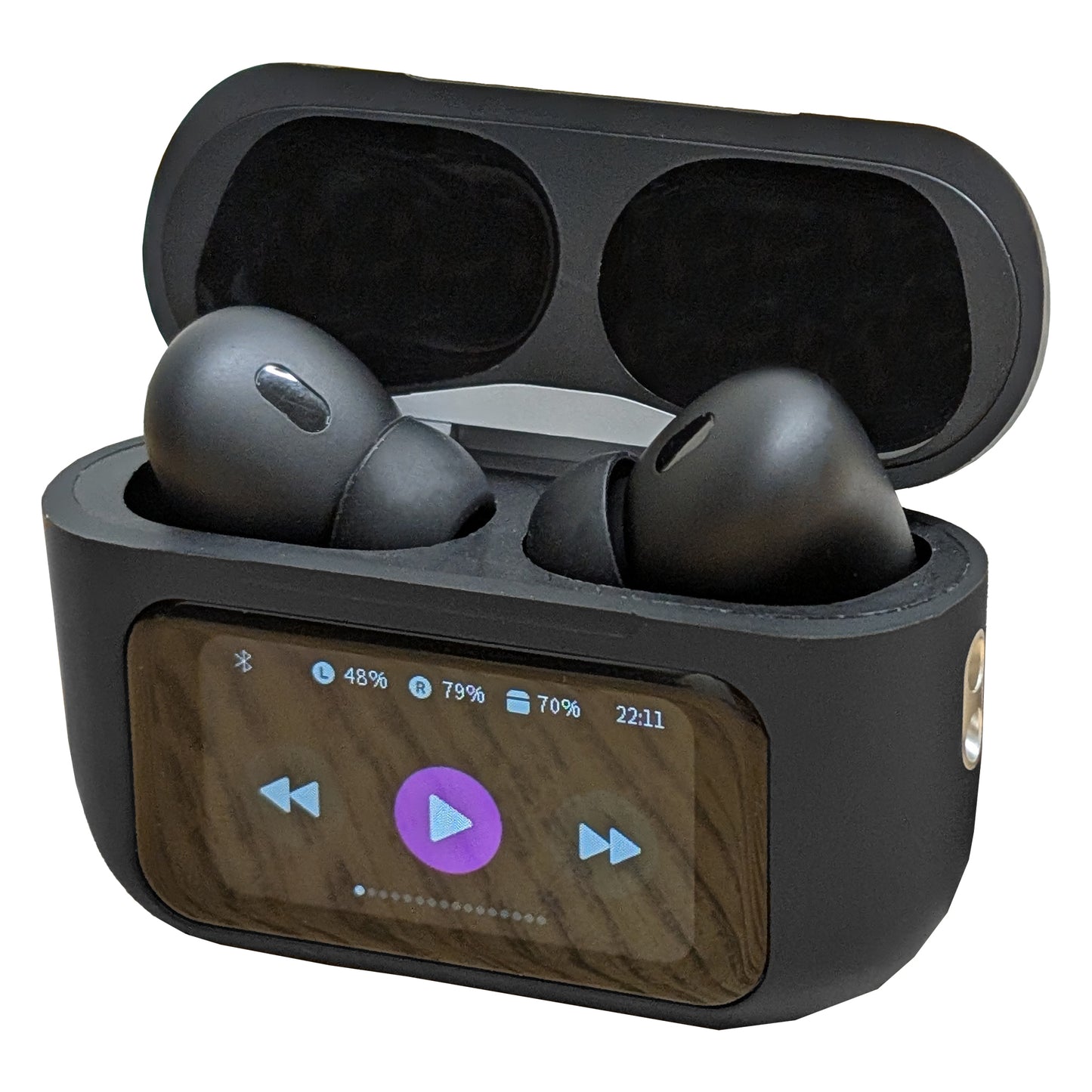Wireless Earbuds with Smart Screen Charging Case