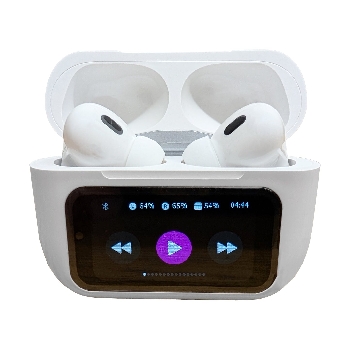 Wireless Earbuds with Smart Screen Charging Case