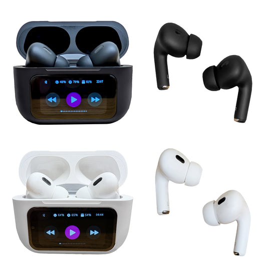 Wireless Earbuds with Smart Screen Charging Case