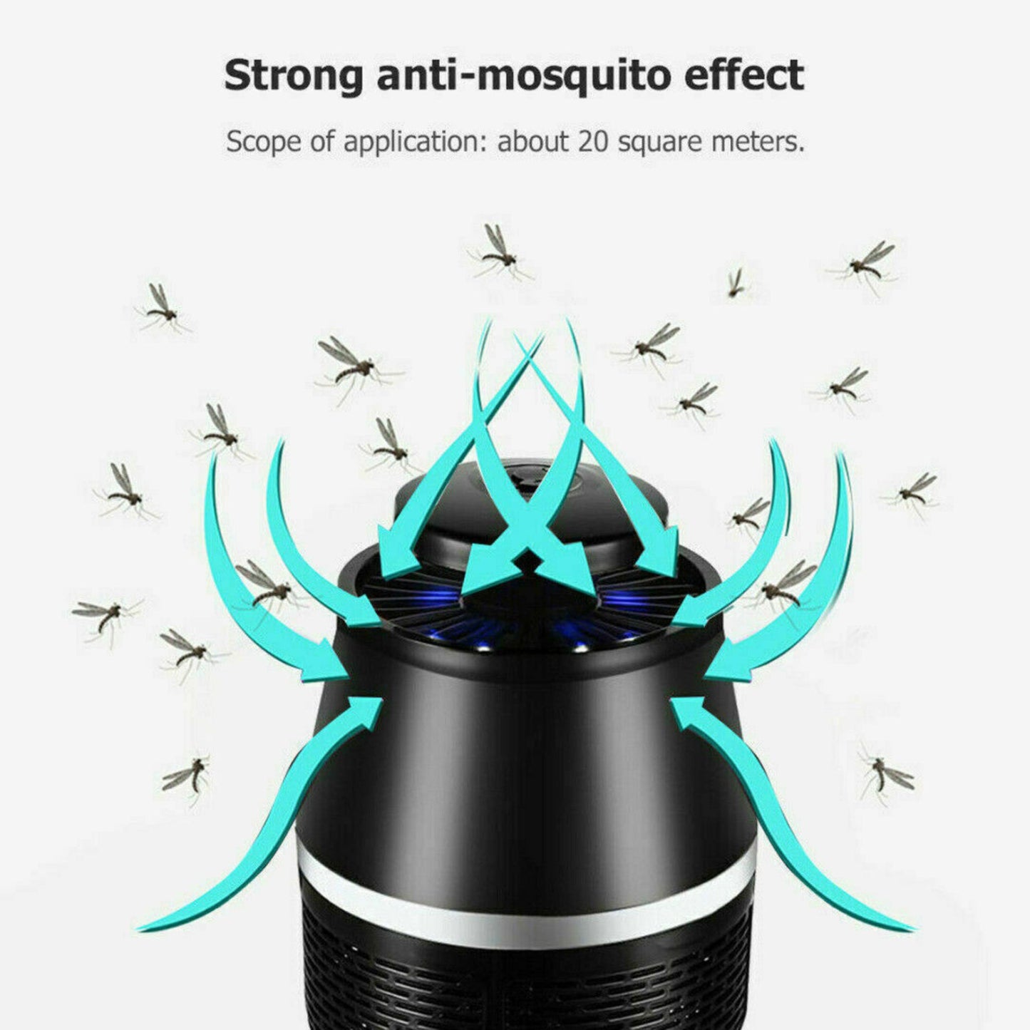 Electric Zapper Indoor Mosquito Catcher Lamp with USB Cable