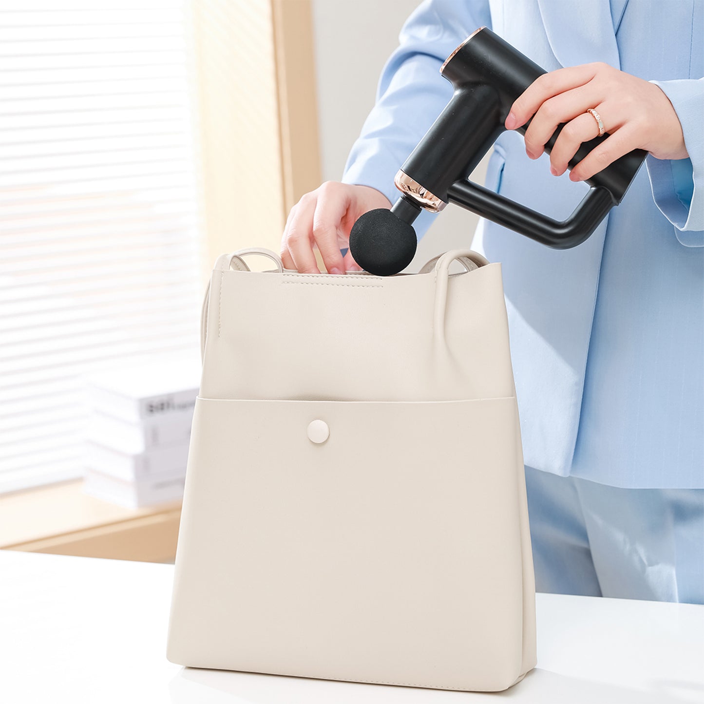 Deep Tissue Massage Gun with 4 Attachments