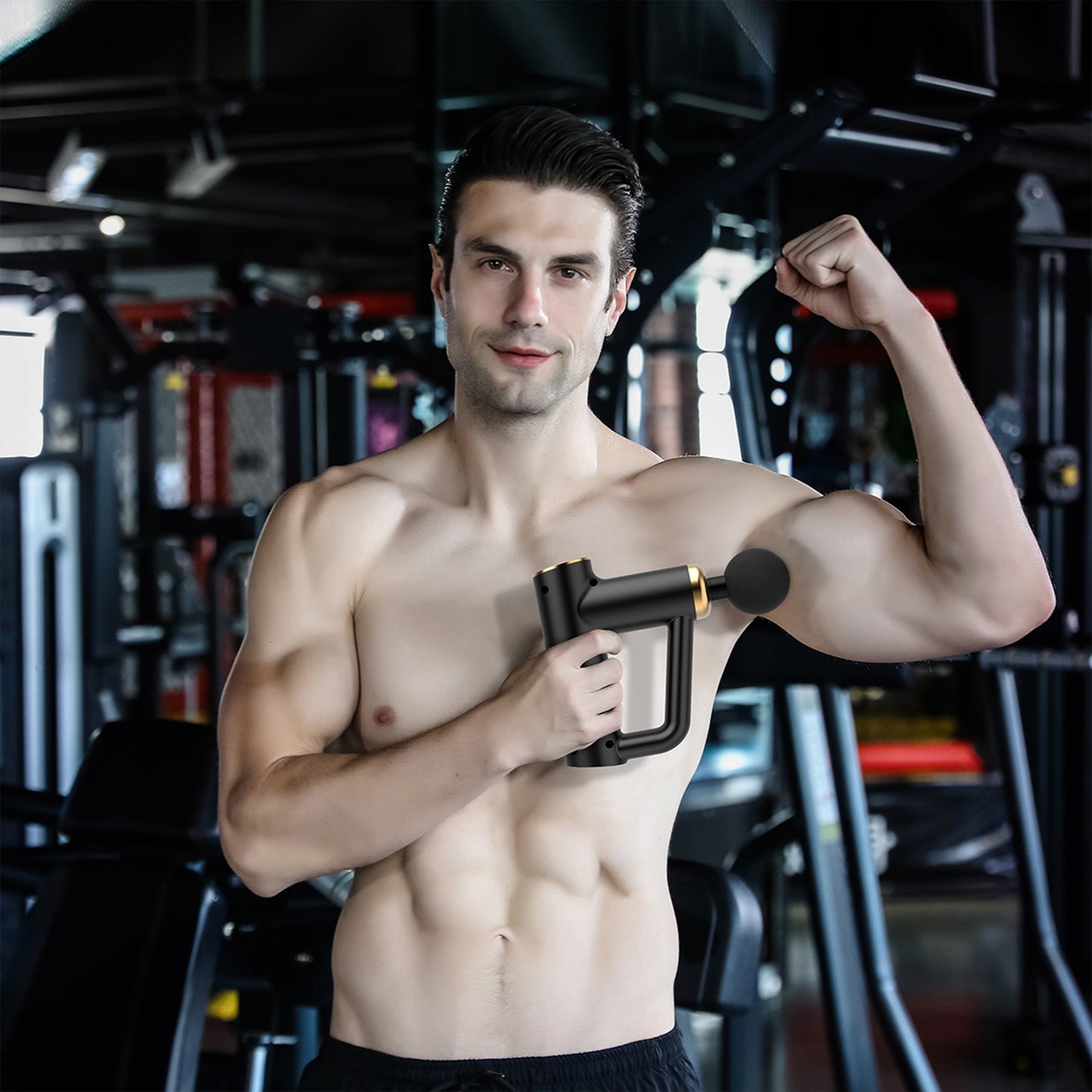 Deep Tissue Massage Gun with 4 Attachments