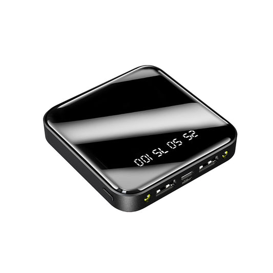Mini Portable Charging Power Bank with USB Cable for iPhone and Tablets