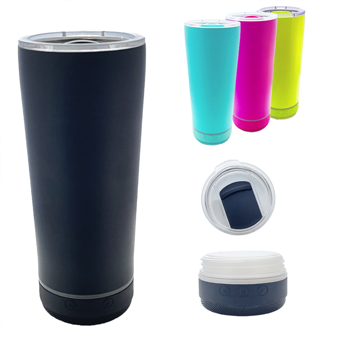 Tumbler with Wireless Speaker