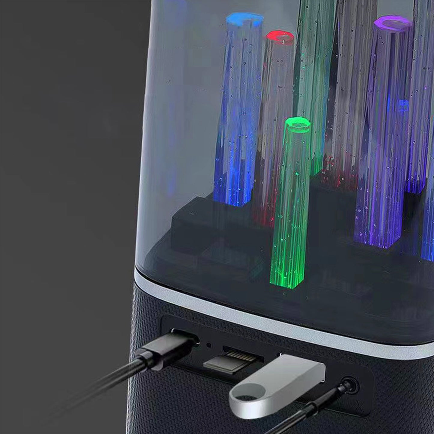 City Light Show Speaker - Wireless Bluetooth Speaker with LED Colorful Design