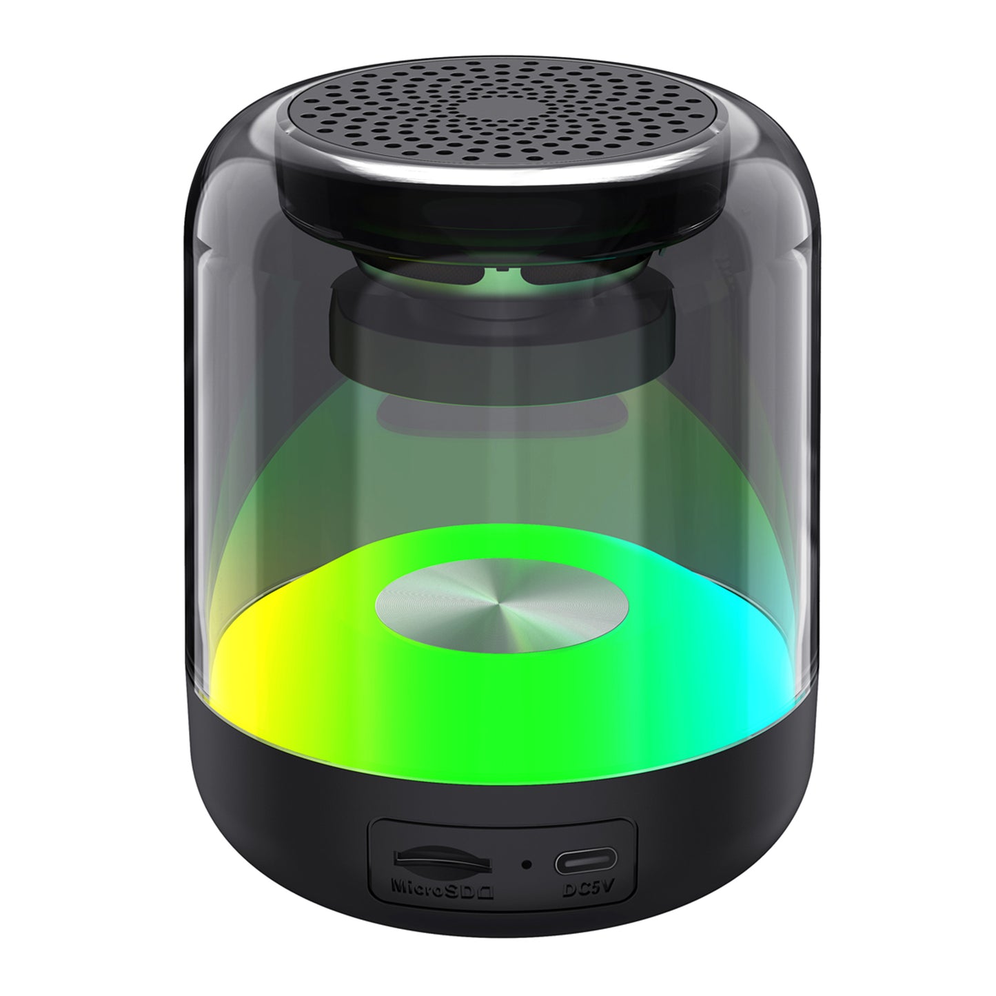 SYNCWAVE 2-Pack of LED Wireless Speakers with Synchronized Audio