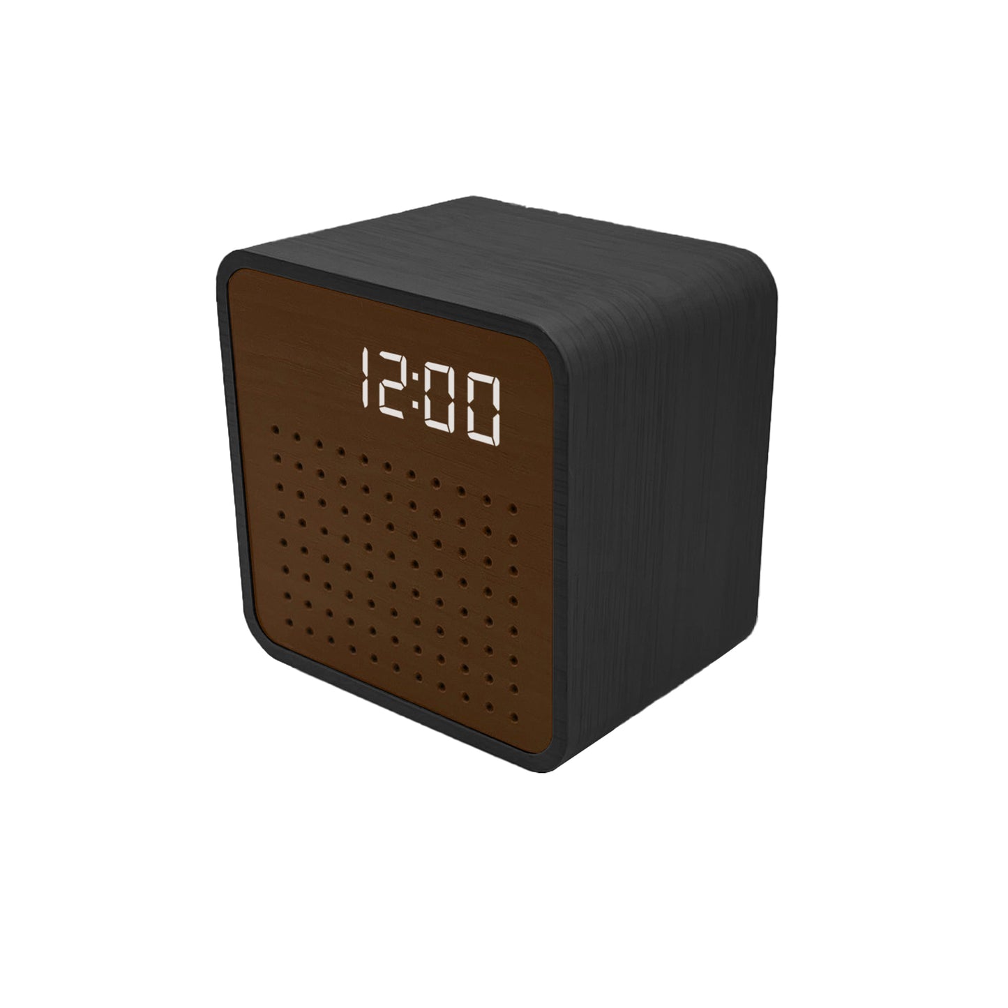 Retro Mini Wooden Bluetooth Speaker with Alarm Clock